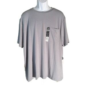 XERSION Men's Short Sleeve Crew Neck Polyester Gray 2XL NWT‎